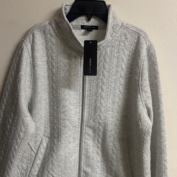 Robert Louis Light Gray Quilted Jacket - Picture 4 of 8